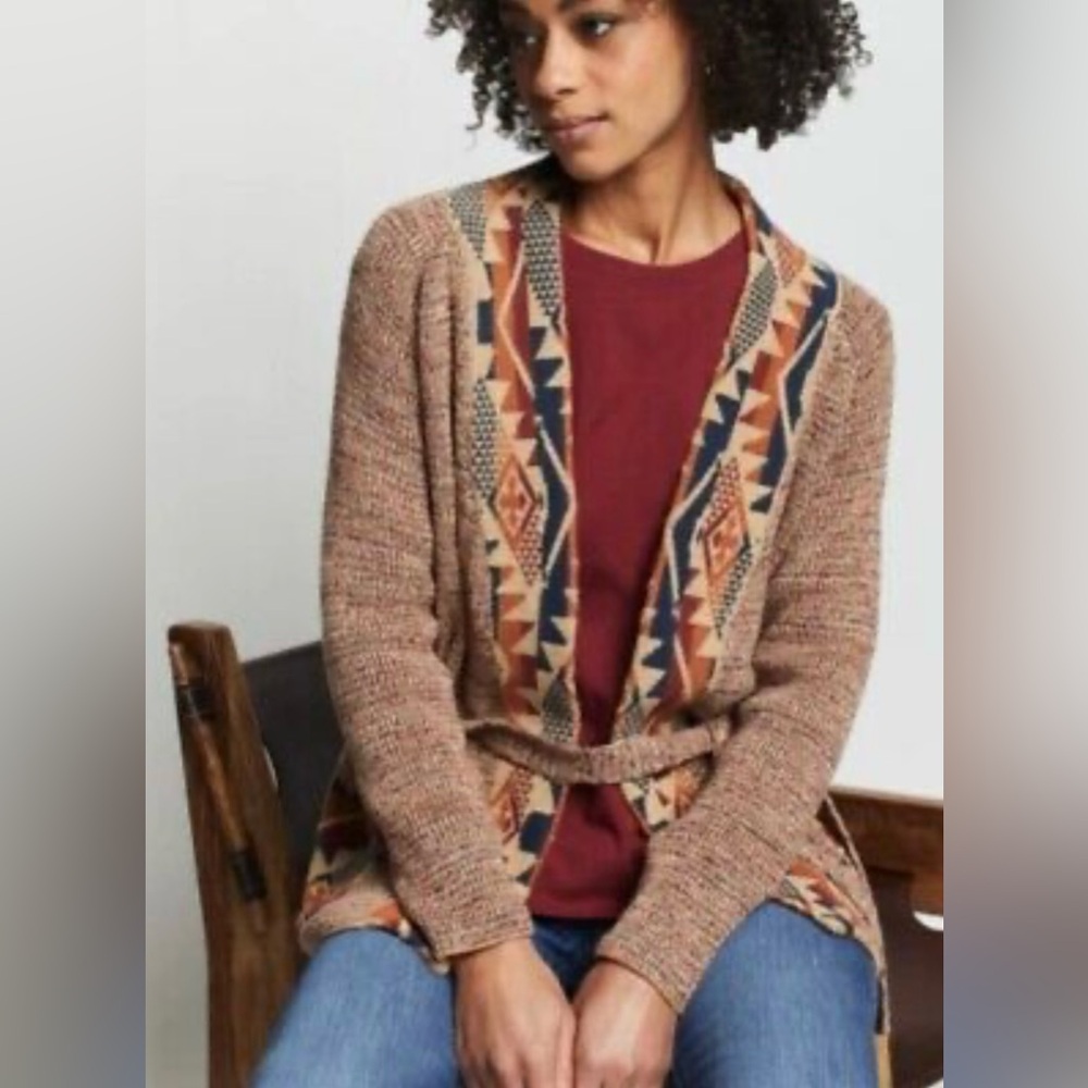 Pendleton Marley Cotton Cardigan Sz Large